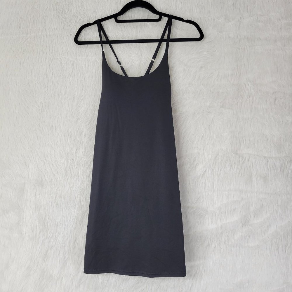 Iuga Black Lined Athletic Racerback Tennis Dress w/ Shorts & Bra Small - Picture 2 of 13